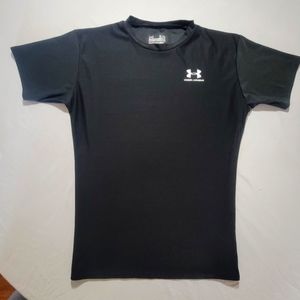 Under Armour Men's HeatGear Armour Compression Short Sleeve Shirt Black Size XL
